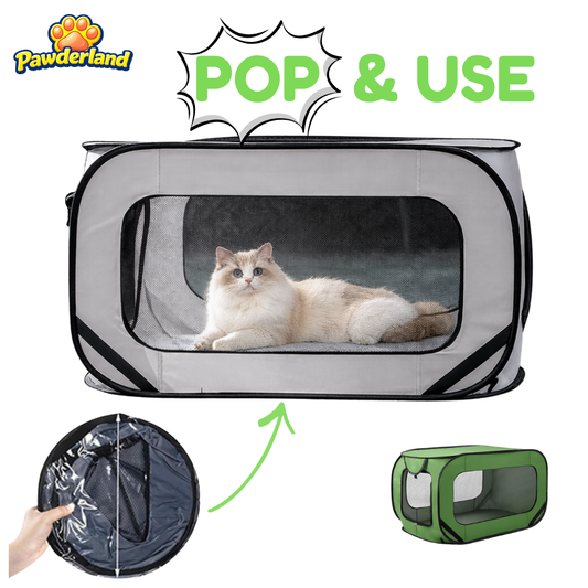 Foldable Pet Travel Kennel – Car Seat & Outdoor Play Tent for Cats & Dogs