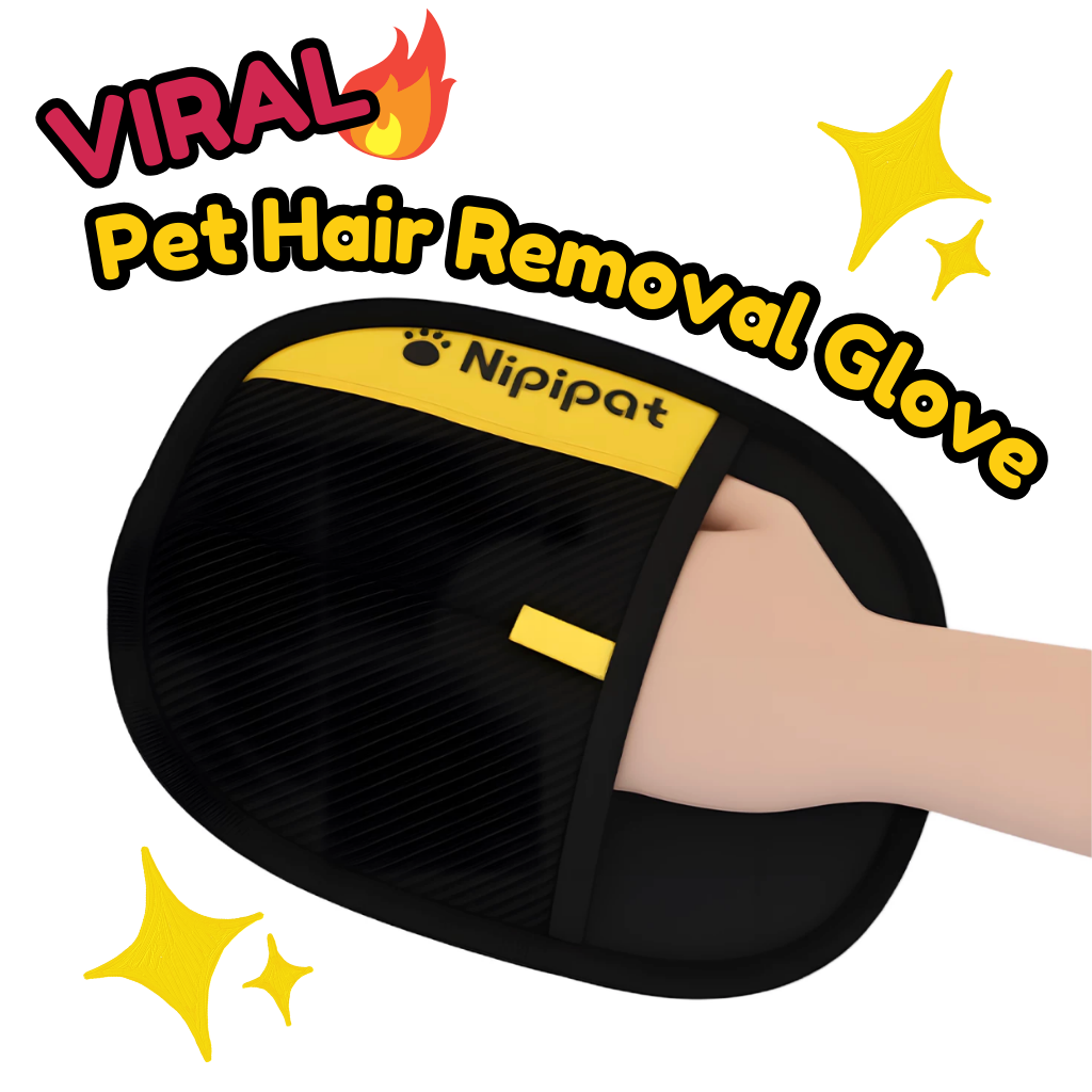 Viral! Pet Hair Removal Glove – Double-Sided